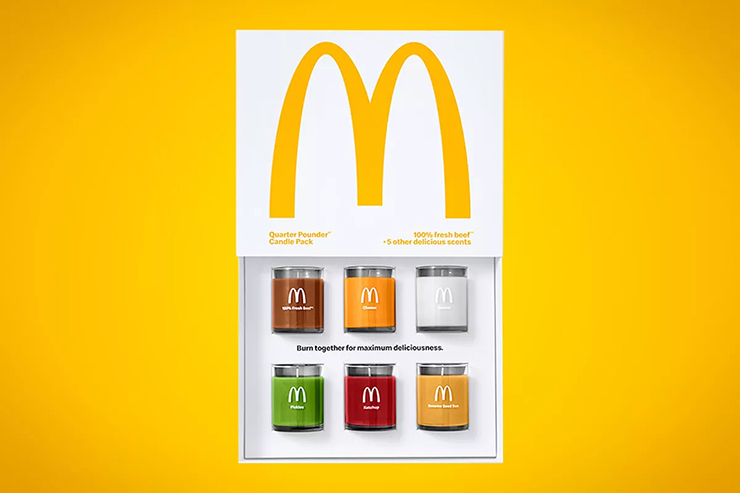 McDonald's candles
