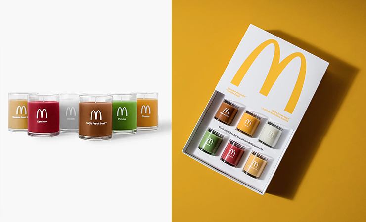 McDonald's candles